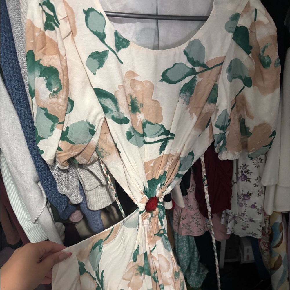 Badella Dress - Mint Floral